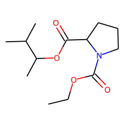 L-Proline, N(O,S)-ethoxycarbonyl, (S)-(+)-3-methyl-2-butyl ester