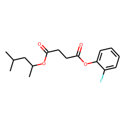 Succinic acid, 2-fluorophenyl 4-methylpent-2-yl ester
