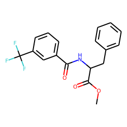 l-Phenylalanine, N-(3-trifluoromethylbenzoyl)-, methyl ester