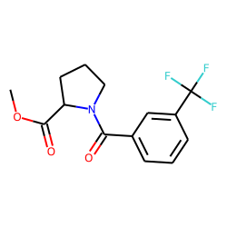 l-Proline, N-(3-trifluoromethylbenzoyl)-, methyl ester