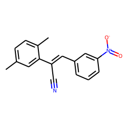 m-Nitrobenzylidene-2,5-dimethylphenylacetonitrile