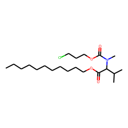 DL-Valine, N-methyl-N-(3-chloropropoxycarbonyl)-, undecyl ester