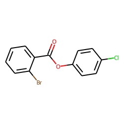 2-Bromobenzoic acid, 4-chlorophenyl ester