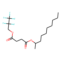 Succinic acid, dec-2-yl 2,2,3,3,3-pentafluoropropyl ester