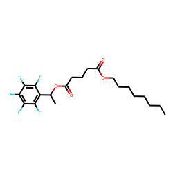Glutaric acid, octyl 1-(pentafluorophenyl)ethyl ester