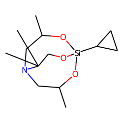 1-cyclopropyl, 4,4,7,10-tetramethylsilatrane, a