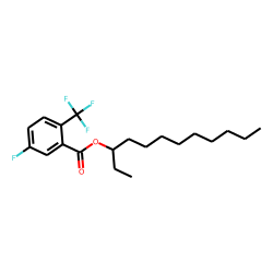 5-Fluoro-2-trifluoromethylbenzoic acid, 3-dodecyl ester