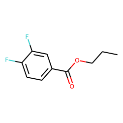 3,4-Difluorobenzoic acid, propyl ester