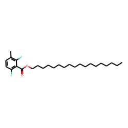 2,6-Difluoro-3-methylbenzoic acid, octadecyl ester