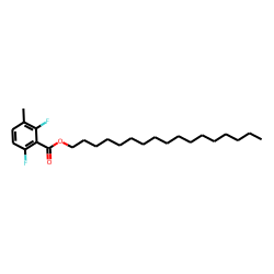 2,6-Difluoro-3-methylbenzoic acid, heptadecyl ester