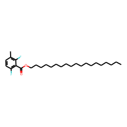 2,6-Difluoro-3-methylbenzoic acid, nonadecyl ester