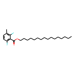 2,6-Difluoro-3-methylbenzoic acid, hexadecyl ester