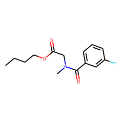 Sarcosine, N-(3-fluorobenzoyl)-, butyl ester