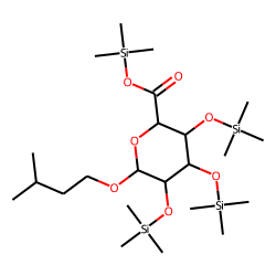 Isopentyl glucuronide, TMS