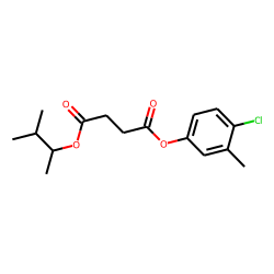 Succinic acid, 4-chloro-3-methylphenyl 3-methylbut-2-yl ester
