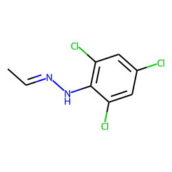 Ethanal, 2,4,6-trichlorophenyl hydrazone, #1