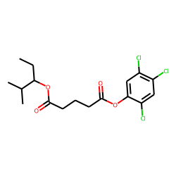 Glutaric acid, 2-methylpent-3-yl 2,4,5-trichlorophenyl ester
