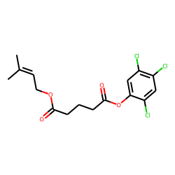 Glutaric acid, 3-methylbut-2-en-1-yl 2,4,5-trichlorophenyl ester