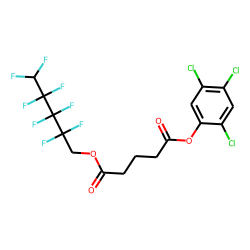 Glutaric acid, 2,2,3,3,4,4,5,5-octafluoropentyl 2,4,5-trichlorophenyl ester