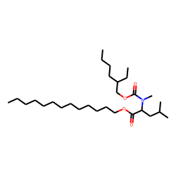 L-Leucine, N-methyl-N-(2-ethylhexyloxycarbonyl)-, tridecyl ester