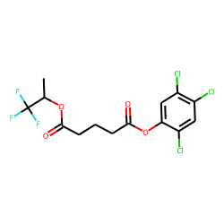 Glutaric acid, 1,1,1-trifluoroprop-2-yl 2,4,5-trichlorophenyl ester