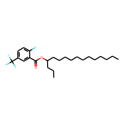 2-Fluoro-5-trifluoromethylbenzoic acid, 4-hexadecyl ester