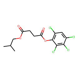 Succinic acid, isobutyl 2,3,4,6-tetrachlorophenyl ester