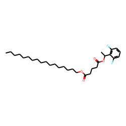 Glutaric acid, 1-(2,6-difluorophenyl)ethyl heptadecyl ester