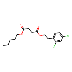 Succinic acid, 2,4-dichlorophenethyl pentyl ester