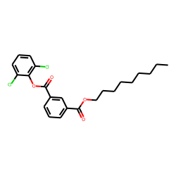 Isophthalic acid, 2,6-dichlorophenyl nonyl ester