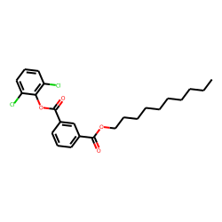 Isophthalic acid, 2,6-dichlorophenyl decyl ester