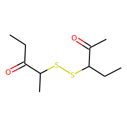 3-(1-Methyl-2-oxobutyldithio)pentan-2-one, #2