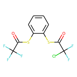 1,2-Benzenedithiol, S-chlorodifluoroacetyl-S'-trifluoroacetyl-