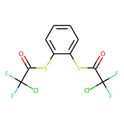 1,2-Benzenedithiol, S,S'-bis(chlorodifluoroacetyl)-