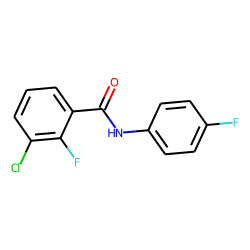 3-Chloro-2-fluorobenzamide, N-(4-fluorophenyl)-