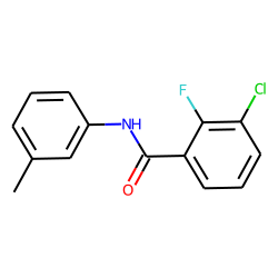 3-Chloro-2-fluorobenzamide, N-(3-methylphenyl)-