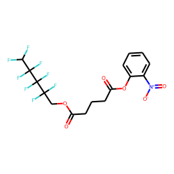 Glutaric acid, 2,2,3,3,4,4,5,5-octafluoropentyl 2-nitrophenyl ester