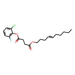 Succinic acid, 2-chloro-6-fluorophenyl dec-4-en-1-yl ester