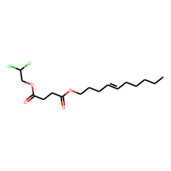 Succinic acid, 2,2-dichloroethyl dec-4-en-1-yl ester