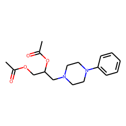 Piperazine, 1-phenyl-4-(2,3-diacetoxypropyl)