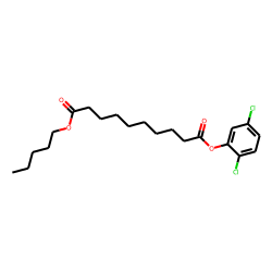 Sebacic acid, 2,5-dichlorophenyl pentyl ester