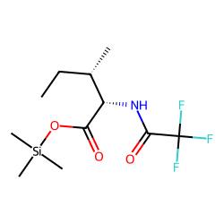 L-Isoleucine, N-(trifluoroacetyl)-, trimethylsilyl ester