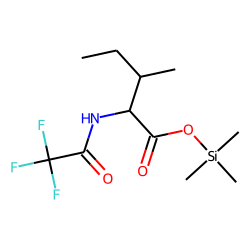 l-Isoleucine, N-(trifluoroacetyl)-, trimethylsilyl ester