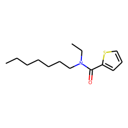 Thiophene-2-carboxamide, N-ethyl-N-heptyl-