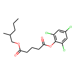 Glutaric acid, 2,4,6-trichlorophenyl 2-methylpentyl ester