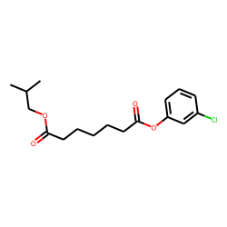 Pimelic acid, 3-chlorophenyl isobutyl ester