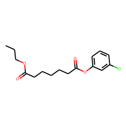 Pimelic acid, 3-chlorophenyl propyl ester