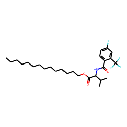 L-Valine, N-(4-fluoro-2-trifluoromethylbenzoyl)-, tetradecyl ester