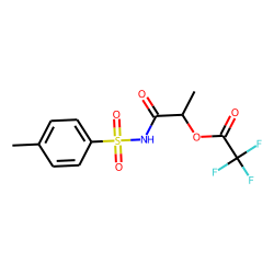 N-(2-Hydroxy-propionyl)-4-methyl-benzenesulfonamide, O-trifluoroacetyl-