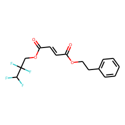 Fumaric acid, 2-phenethyl 2,2,3,3-tetrafluoropropyl ester